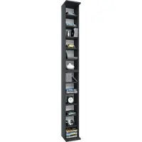 VCM Bois CD DVD Stand Rangement Étagère sur pied Bibliothèque Déco Étagère Bigol Bois CD DVD Stand Rangement Étagère sur pied Bibliothèque Déco Étagère Bigol