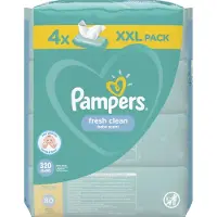 Pampers Fresh Clean lingettes nettoyantes pour enfant pour peaux sensibles 4x80 pcs