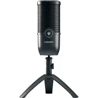 Cherry Um 3.0 Black Surface Mount Desktop Microphone Argenté