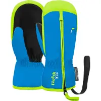 Reusch - Moufles chaudes - Ben Mitten Brilliant Blue/Safety Yel en Coton - Taille Enfant 2-3ans - Bleu