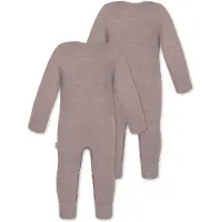 Normani Barboteuse / body 'Tangoio' miel / gris clair / jade / rose