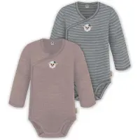 Normani Barboteuse / body 'Kaitaia' gris / taupe / gris fumé