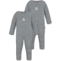 Normani Barboteuse / body 'Tangoio' bronze / gris clair / gris chiné / blanc cassé