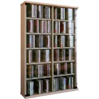 VCM Bois Cd Dvd Stand Étagère Rangement Étagère Sur Pied Support Roma Porte En Verre Bois Cd Dvd Stand Étagère Rangement Étagère Sur Pied Support Roma Porte En Verre