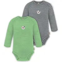 Normani Barboteuse / body 'Auckland' beige / gris / vert / blanc
