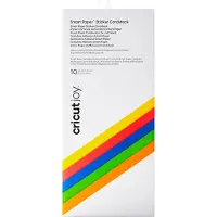Cricut Joy Smart Sticker Cardstock carton couleur jaune, rouge, fleurs, vert clair, mandarine (2008871)