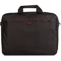 NGS Enterprise Sacoche pour ordinateur portable 39,6 cm (15.6" ) Porte-documents rouge (15.60", Universel), Sac pour notebook, Rouge, Noir