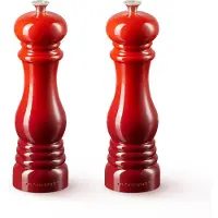 Le Creuset Set rouge cerise, Moulin à poivre + moulin à sel, Rouge