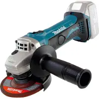 Makita DGA 452 ZJ Meuleuse d'angle sans fil 18 V 115 mm + Coffret Makpac - sans batterie, sans chargeur