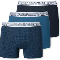 Schiesser Sous-vêtements bleu nuit / bleu ciel / blanc