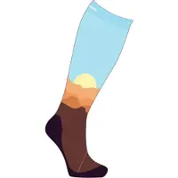 Nathan Adventure Speed Compression Otc Socks Orange EU 45-48 Homme