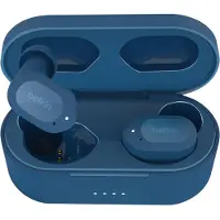 Belkin SoundForm Play - Casque sans fil véritable avec micro - intra-auriculaire - Bluetooth - réduction active du bruit - bleu