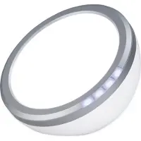 Ginza.se Lampe énergétique / lampe de luminothérapie Blanc/Argent -