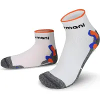 Normani Chaussettes de sport bleu roi / gris / orange / blanc