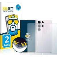BROTECT Full-Cover Protection (Samsung Galaxy S23 Ultra), Téléphone portable : film de protection, Transparent