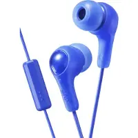 JVC GUMY PLUS : Ecouteurs intra-auriculaires avec microphone et télécommande- Bleu