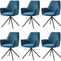 Mendler Chaise de salle à manger -G67 (lot de 6)