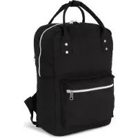 Kimood Sac ? dos style urbain avec poign?es Black - Kimood KI0186 - Taille One Size