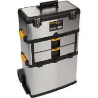 Perel Servante D'atelier - Acier Inoxydable - 570 X 354 X 830 Mm
