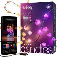 Ledworks Strings USB-C Hearts Guirlande lumineuse intelligente Wi-Fi/Bluetooth
