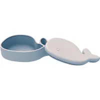 Filibabba Snackbox - Silicone - La baleine Christian - 1,29 L - - - UneTaille - Boîte à Repas