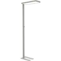 MAUL Lampe sur pied MAULjura LED 4.000 K dimmable Pied 196,5 cm argenté