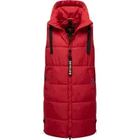 NAVAHOO Gilet 'Schnuffelchen' rouge