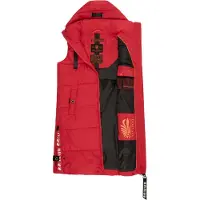NAVAHOO Gilet 'Schnuffelchen' rouge