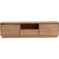 Skye Decor , Vanguard - Atlantic Pine, support TV, pin atlantique, plateau 100 % mélamine, 160 x 29,5 x 42 cm