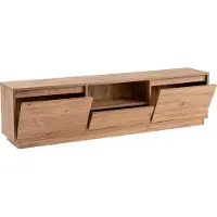 Skye Decor , Vanguard - Atlantic Pine, support TV, pin atlantique, plateau 100 % mélamine, 160 x 29,5 x 42 cm