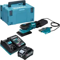 Makita BO 005 CGM101 Akku Schwingschleifer 40 V max. 80 x 130 mm 3,0 mm Hub Brushless + 1x Akku 4,0