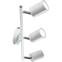Nordlux Luminaire à LED Explore, Variante : Ø 55 x 480 mm, 3 x 7 W, GU10, blanc
