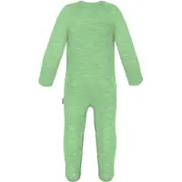 Normani Barboteuse / body 'Levin' vert / blanc