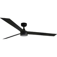 Faro Cruiser Ventilateur de Plafond Black | XL (Ø160cm) | LED