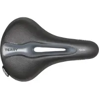 Terry selle de vélo Fisio Flex Gel Max, noir , Fisio Flex Gel femme, standard