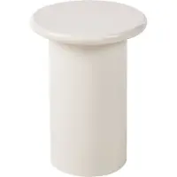 Beliani Table D'appoint Camtpi Blanc