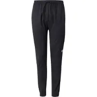 Adidas Pantalon de sport 'ESSENTIALS LINEAR SINGLE JERSEY' noir / blanc