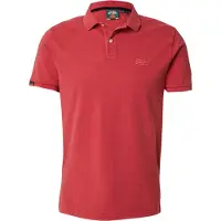 Superdry Vint Destroy Short Sleeve Polo Rouge 2XL Homme