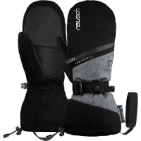 Reusch - Moufles de ski - Reusch Demi R-Tex Xt Mitten Black Grey Melange pour Femme en Cuir - Taille 7.5 - Noir