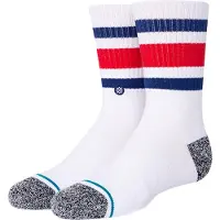 Stance Unisexe, Chaussettes, Boyd St, Blanc, Multicolore, (Une unité par pack, 35 - 50)