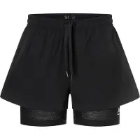 Super.natural Double Layer Shorts Noir L Femme