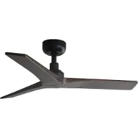Faro Klim Ventilateur de Plafond Black | Walnut | S (Ø92cm) | Without light