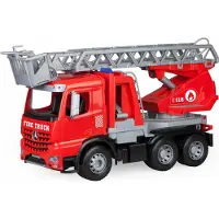 Simm Camion de pompiers avec échelle Mercedes Arocs en plastique, 47 cm