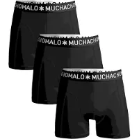 Muchachomalo Boxers Muchachomalo Men Solid Black Black (set de 3)-S