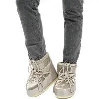 Moon Boot Mb Icon Low Glanc Couleur Bronze