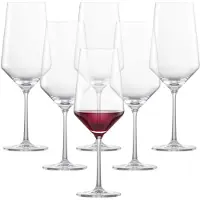 Zwiesel Glas Schott Bordeauxpokal 130, 6er Set, Pure, Rotwein, Form 8545, 680 ml, 112420