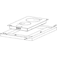 AKPO Ceramic hob PKA 30 830/2 white