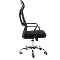 Top E Shop Fauteuil Pivotant Nigel - Noir