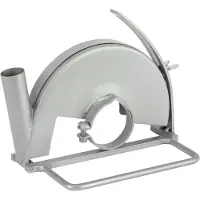 Bosch Glissière de guidage avec capot d'aspiration pour tronçonnage, collier de serrage, 230 mm