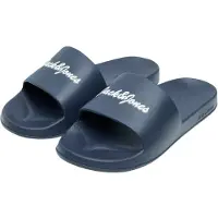 Jack & Jones Mule 'Jerry' bleu marine / greige / blanc